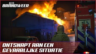 MEGA GROTE industriële brand  Als de Brandweer [upl. by Eskill747]