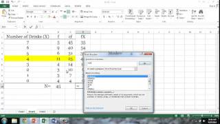 Calculating Measures of Central Tendency in Excel [upl. by Waneta]