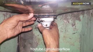 Kitchen Sink Strainer Fitting  Kitchen Sink Plumbing [upl. by Selbbep]