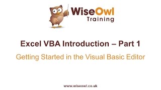 Excel VBA Introduction Part 1  Getting Started in the VB Editor [upl. by Shir]