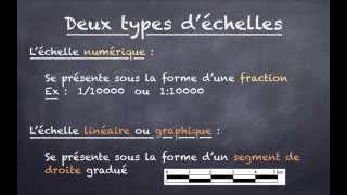 GEO4  Les échelles cartographiques [upl. by Arlynne]