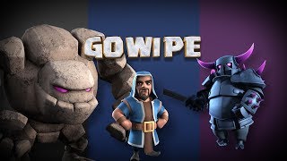 Clash of Clans The GoWiPE Battle Strategy [upl. by Rocky]