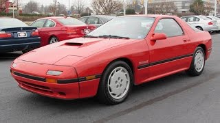 1987 Mazda RX7 Turbo II Start Up Exhaust and In Depth Review [upl. by Asirap]