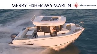 Merry Fisher 695 Marlin version une porte  1door version  by Jeanneau [upl. by Trebeh]