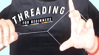 HOW TO THREAD EYEBROWS AT HOME tutorial  stepbystep thorough beginners guide for threading [upl. by Golter78]