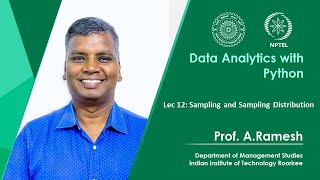 Lec 12 Sampling and Sampling Distribution [upl. by Nerrawed413]