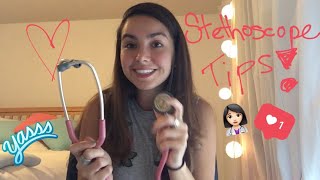 How to use the stethoscope amp tips  Nursing School Blog [upl. by Stu]