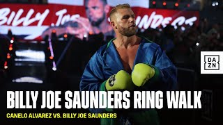 Billy Joe Saunders Dances amp Sings During Ring Walk To Fight Canelo [upl. by Ahsemat]