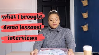 Special Education Teacher Interview What I Brought  Demo Lesson Tips [upl. by Aisila]