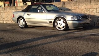 Mercedes Benz SL600 V12 drive and review R129 [upl. by Flosi124]