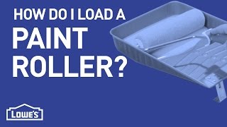 How Do I Load a Paint Roller  DIY Basics [upl. by Henrion]