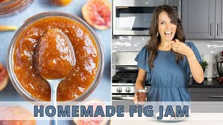 Easy Homemade Fig Jam Recipe  No Pectin Needed [upl. by Tammany]