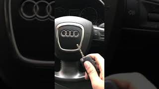 HOW TO REPROGRAM YOUR KEY ON AUDI AFTER CHANGING REPLACING BATTERY [upl. by Sirad377]