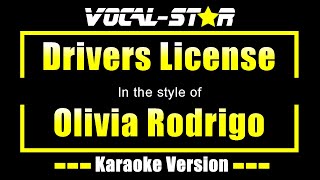 Olivia Rodrigo  Drivers License Karaoke Version [upl. by Marlon]