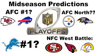 NFL 2024 Midseason Playoff Predictions [upl. by Vanzant]