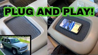 How to EASILY ADD WIRELESS CHARGING to your 20032014 GM Truck or SUV [upl. by Leimad]