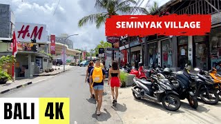 BALI INDONESIA 🇮🇩 4K Seminyak Village — Walking Tour [upl. by Bella]