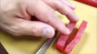 How To Slice Fish For Sushi and Sashimi [upl. by Airdnaed]