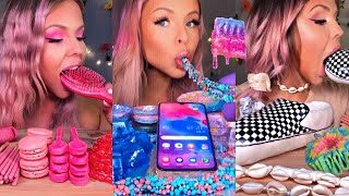 MOST POPULAR PRANK FOODS FOR ASMR COMPILATION EDIBLE VANS FANTA BOTTLE GALAXY SAMSUNG MUKBANG 먹방 [upl. by Skutchan]