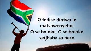 Nkosi Sikelel iAfrika south african national anthem with lyrics  Inno nazionale sudafricano [upl. by Norbert]