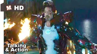 Iron Man 3 Hindi Action Scene [upl. by Plume]