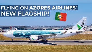 TRIPREPORT  Azores Airlines ECONOMY  Airbus A330200  Lisbon  Ponta Delgada [upl. by Teador]