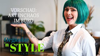 Ordnung im Arbeitszimmer mit Isabella Franke  ORGANIZE N STYLE  sixx [upl. by Annavaig]