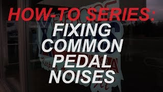 Fixing Common Pedal Noises  Exercise Bike [upl. by Blanc]