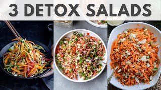 Super Easy Detox Salad Recipes Part 1  Healthy Dinner Recipes to Lose Weight [upl. by Lorollas]