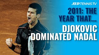 2011 The Year Djokovic Dominated Nadal [upl. by Aynatan346]