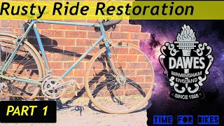 Restoring the Galaxy  Rusty Bike Restoration  Part 1 The Strip Down [upl. by Weiner]