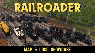 RAILROADER  Map amp Locomotive Showcase [upl. by Ocker888]