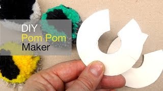 DIY Pom Pom Maker [upl. by Lorrad]