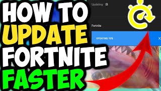 How To Make Fortnite Update Faster PS4XBOXPCWORKING NOW [upl. by Ahsirtak]