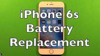 iPhone 6s Battery Replacement How To Change [upl. by Edmond24]