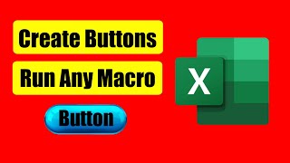 How To Create a Button to Run VBA Code [upl. by Akeihsat]