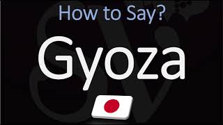 How to Pronounce Gyoza CORRECTLY [upl. by Iidnarb326]