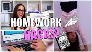 10 MUSTTRY HOMEWORK HACKS How To Study Effectively [upl. by Nimajeb]