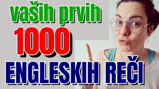 1000 ENGLESKIH REČI ZA NIVO A1A2 [upl. by Demetrius]