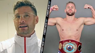 CHRIS ALGIERI SAYS SAUNDERS SOUTHPAW STANCE amp SIZE CAN CAUSE CANELO PROBLEMS IN FIGHT EXPLAINS WHY [upl. by Joub]