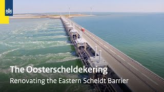 The Oosterscheldekering the largest Delta Works of The Netherlands [upl. by Rois]