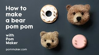 How to make a Pom Pom Bear [upl. by Nallek]