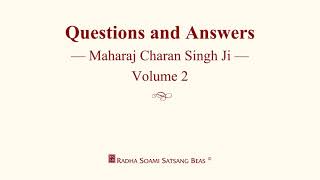 Questions and Answers  Maharaj Charan Singh Ji  Volume 2 with CC  RSSB [upl. by Bannon72]