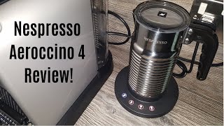 Nespresso Aeroccino 4 Milk Frother Review  Worth upgrading from the Aeroccino 3 [upl. by Sisi]