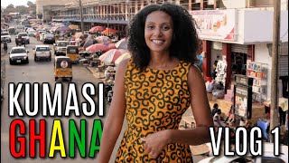 KUMASI WITH MY FAMILY FROM AMERICA  THINGS TO DO IN KUMASI  GHANA VLOG 2021 PART 1 [upl. by Lenroc]