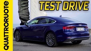 Nuova Audi A5 Sportback il test drive di Quattroruote [upl. by Brunella300]