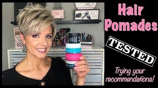 Testing More Hair Pomades  Trying Your Recommendations [upl. by Kimble]