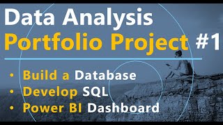 Data Analyst Portfolio Project 1  Build a Database  Develop SQL  Create a Dashboard [upl. by Ogaitnas]