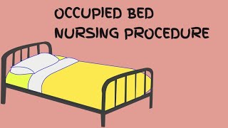 OCCUPIED BED MAKING [upl. by Calley]