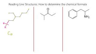 Reading Skeletal Line Structures Organic Chemistry Part 1 [upl. by Torin]